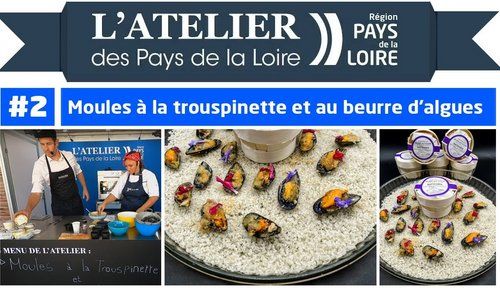 Recette de moules à la trouspinette et au beurre d'algues avec la blogueuse Morgane Perrichon